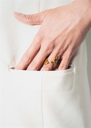 Archaic Shadow ring Gilded House Of Vincent